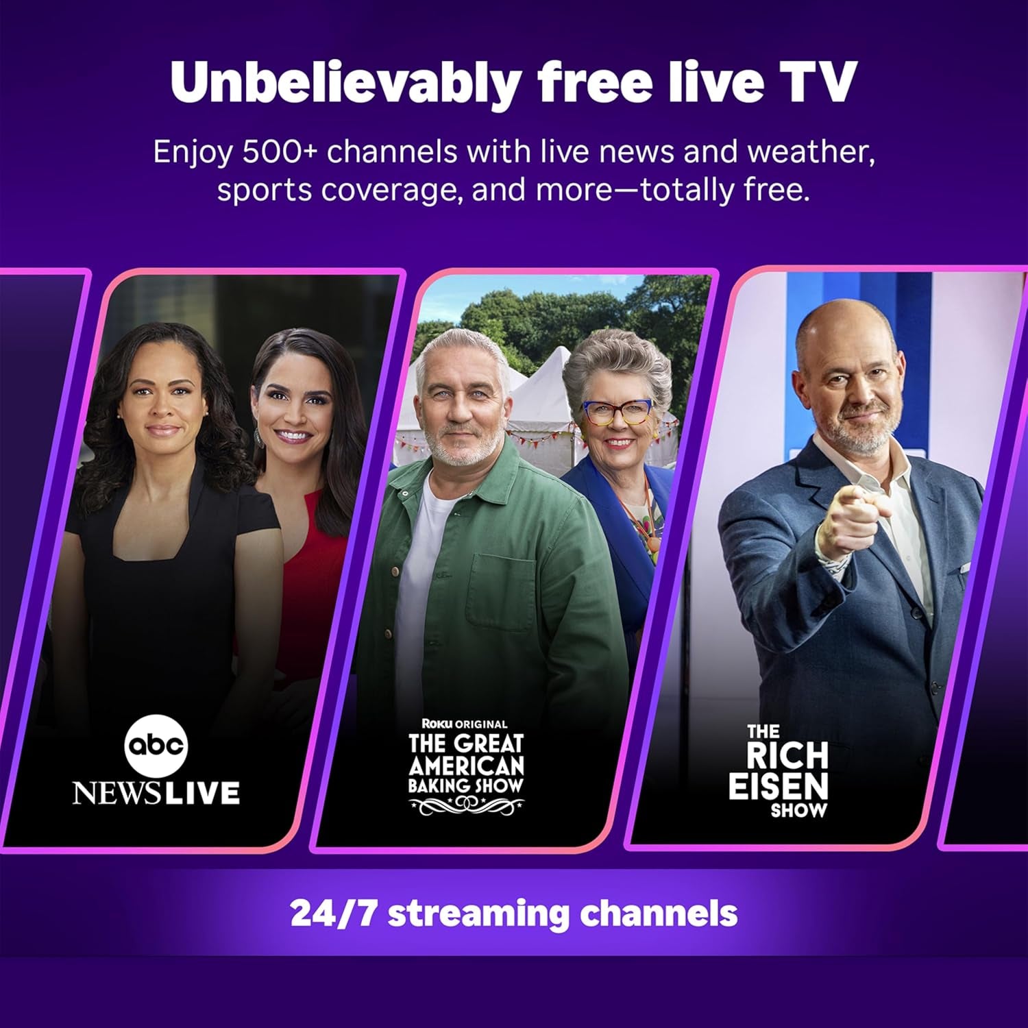 Roku Streaming Stick 4K | Resolución 4K, HDR10+ y Dolby Vision | Wi-Fi de Largo Alcance + Control por Voz | +500 Canales Gratis y Apps como Netflix, Disney+ y más