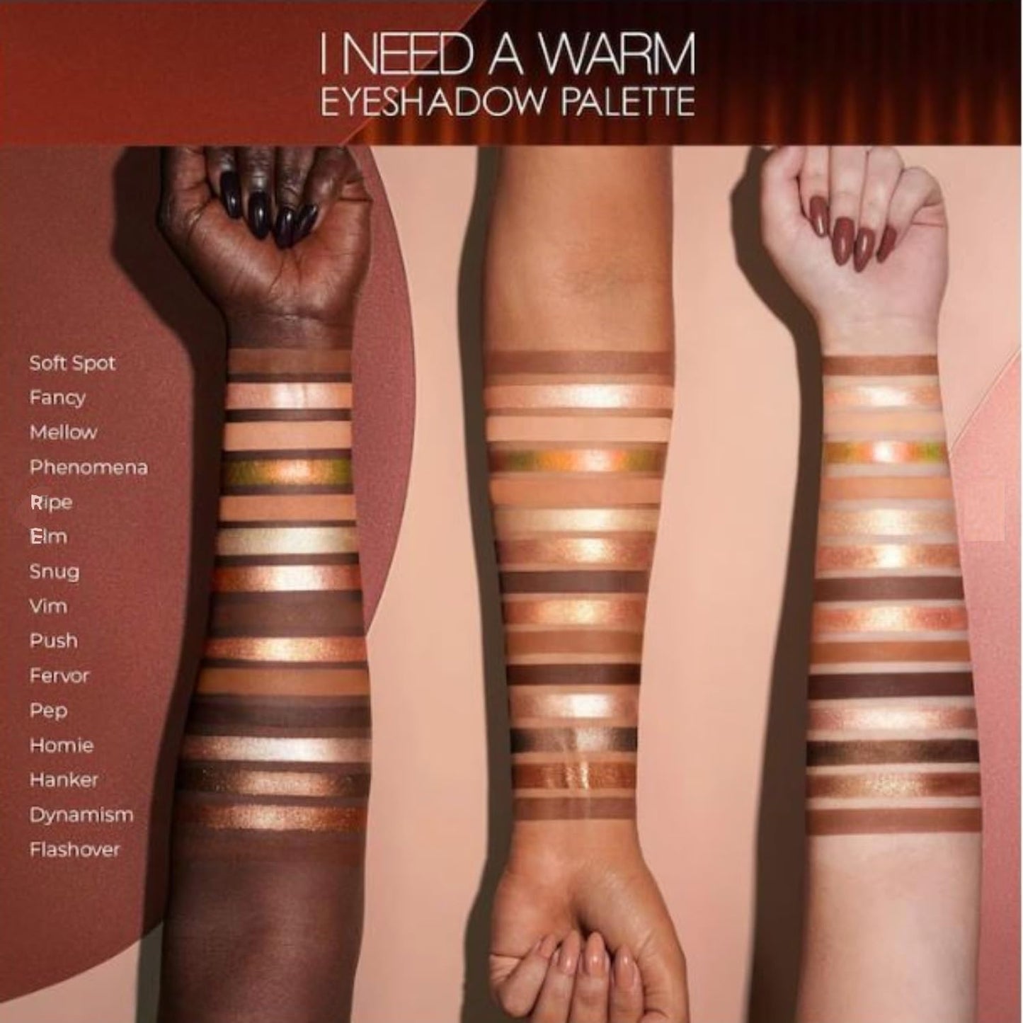 Natasha Denona Paleta de sombras de ojos I Need A Warm Palette - 0.640 oz / 18.15 g