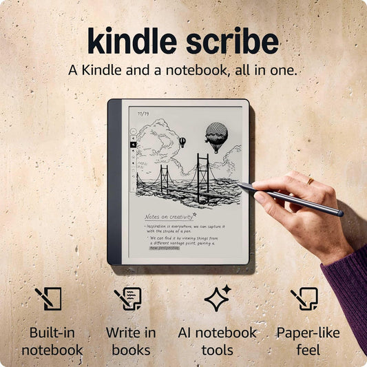 Amazon Kindle Scribe (16 GB) – Incluye Premium Pen – Color Tungsten