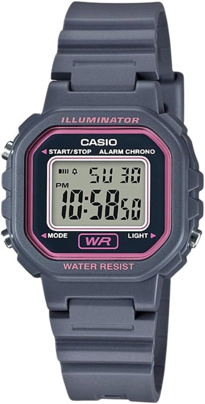 LA20WH Series | Women'S Digital Watch | Water Resistant | LED Light | Auto Calendar | Date Display | 1/100 SEC Stopwatch | Regular Time Keeping (HR, Min, SEC, PM, Date, Day) | 5 Yr Batt