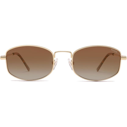 Trendy Oval Polarized Sunglasses for Women Men, Retro Fashion Shades UV400 Protection SJ1258