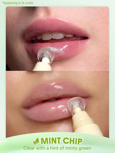 Brillo de labios hidratante | Larga duración | Impermeable | Para rellenar labios | Color: Chips de menta