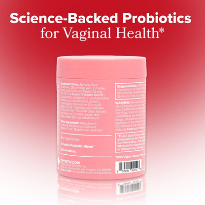URO Probióticos Vaginales con Prebióticos – pH Balanceado, Flora Vaginal Sana y Control del Olor | 60 cápsulas (30 días) | 