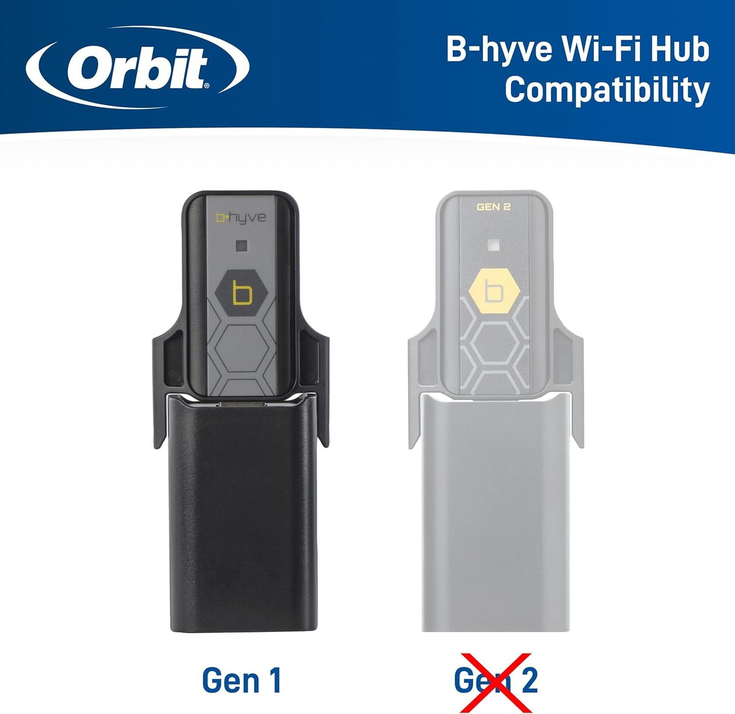 Temporizador inteligente para manguera Orbit B-hyve con Wi-Fi Hub