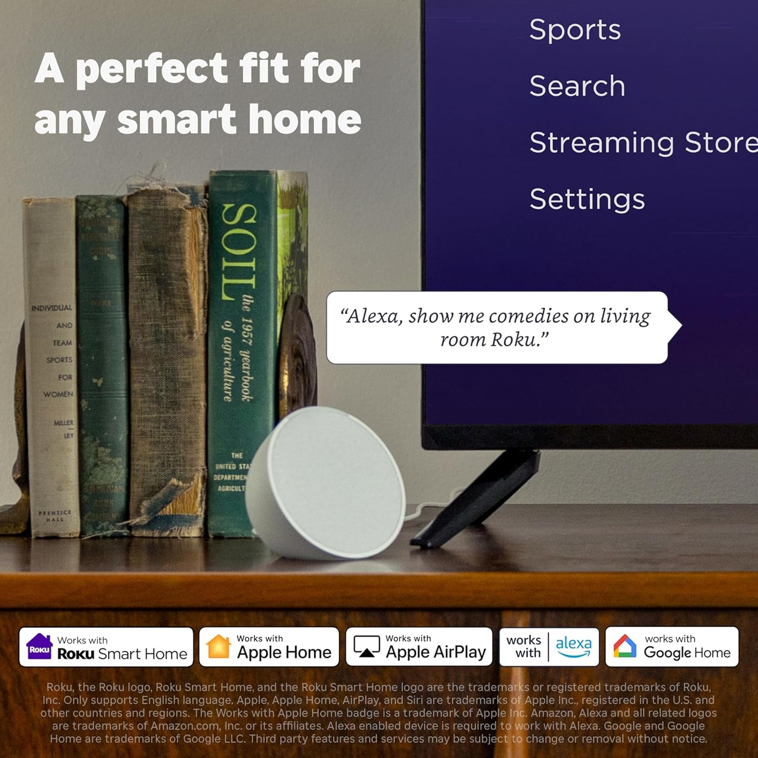 Roku Streaming Stick 4K | Resolución 4K, HDR10+ y Dolby Vision | Wi-Fi de Largo Alcance + Control por Voz | +500 Canales Gratis y Apps como Netflix, Disney+ y más
