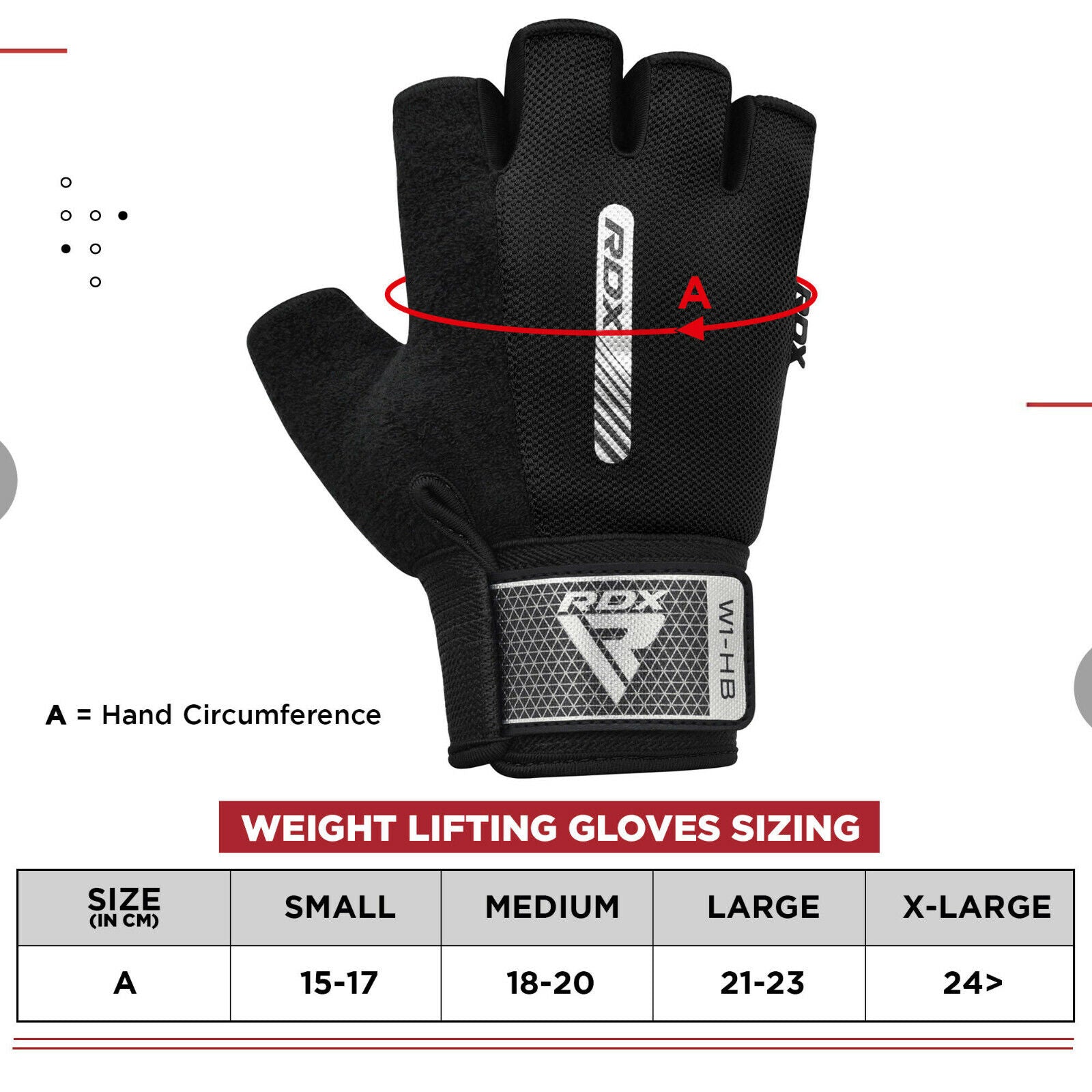 RDXGuantes de Levantamiento de Pesas RDX - Weight Lifting