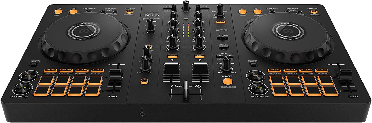 DJ Controller, Black (DDJ-FLX4)
