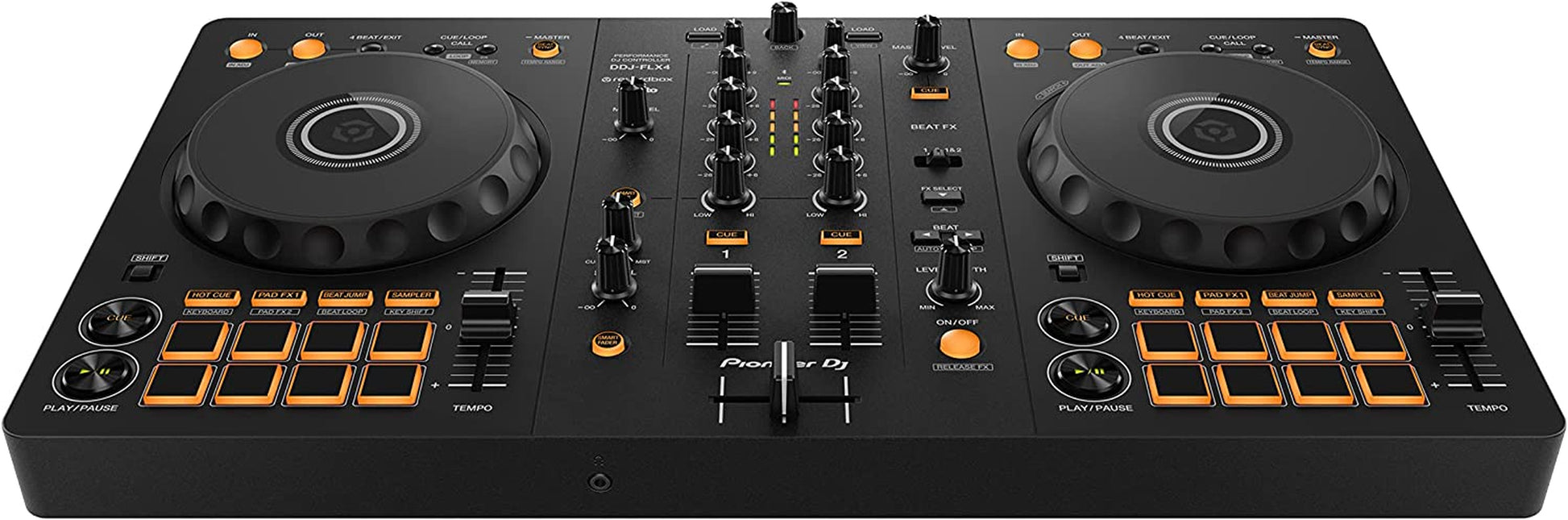 DJ Controller, Black (DDJ-FLX4)