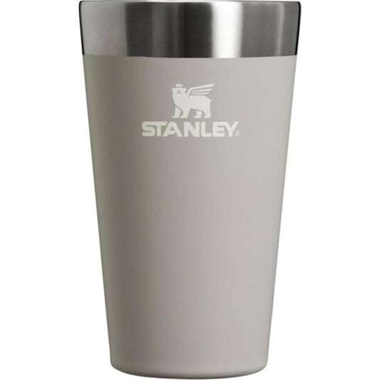 Adventure Stacking Beer Pint Glass 16Oz | Stackable Drinking Cup for Cold Beverages | Dishwasher Safe | Insulated Stainless Steel Tumbler | Bpa-Free | Ash 2.0