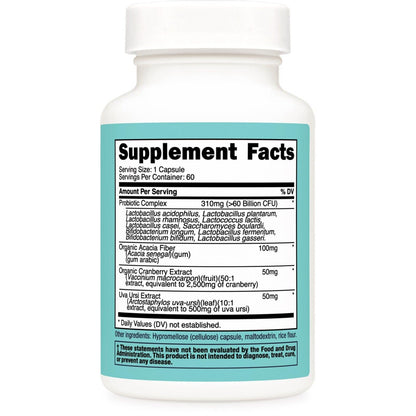 Nutricost Probiotic Complex para Mujeres | 60 Mil Millones de UFC – 60 Cápsulas