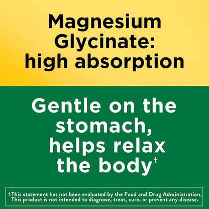 Nature Made Magnesio Glicinato 200 mg – 60 Cápsulas