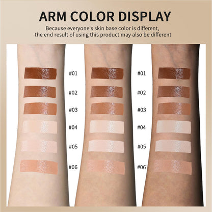 Foundation Stick - Skin Tint & Contour Stick, Serum-Boosted Beauty Balm, Buildable Coverage, Natural Finish, Long-Lasting Wear, for Many Skin Tones (03#)