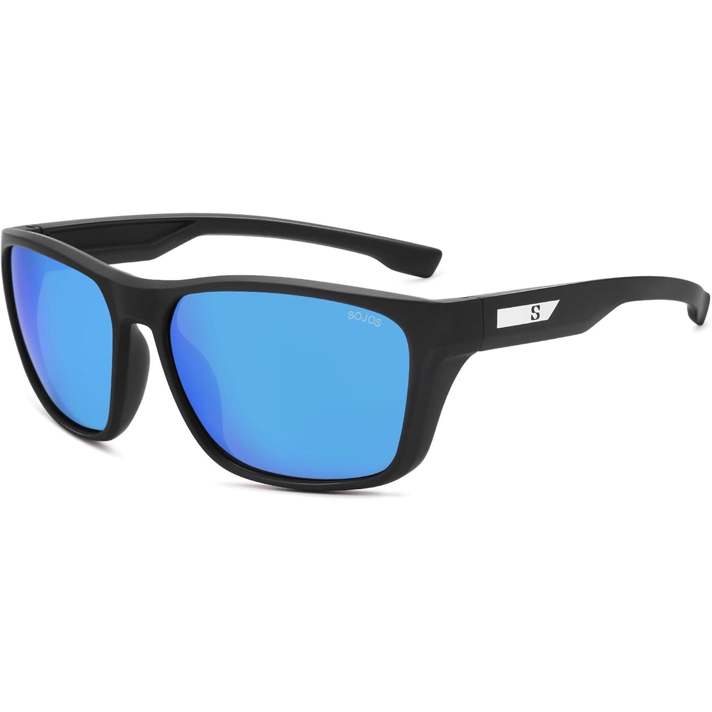 Lentes de Sol Cuadrados Polarizados Unisex, Marco TR90 Ultraliviano, Protección UV400 para Hombres y Mujeres