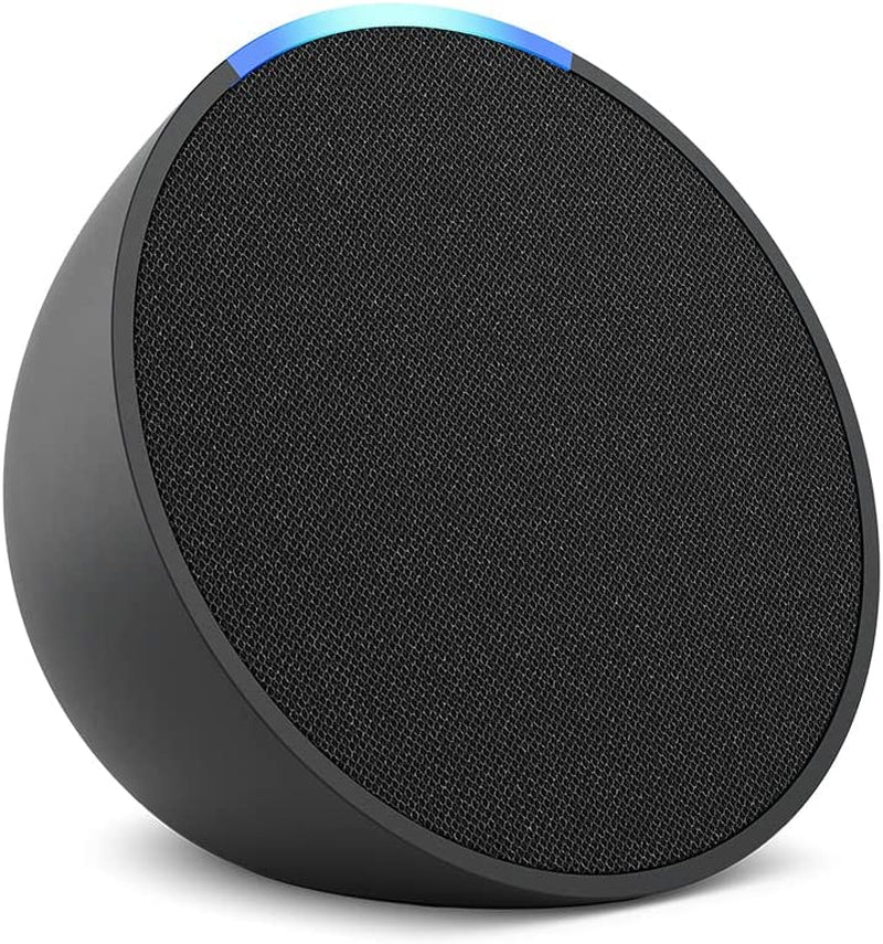 Echo Pop (Modelo más reciente) – Altavoz inteligente compacto con Alexa, Bluetooth, control de hogar inteligente – Color Carbón