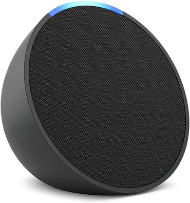 Echo Pop (Modelo más reciente) – Altavoz inteligente compacto con Alexa, Bluetooth, control de hogar inteligente – Color Carbón
