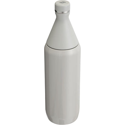 All Day Slim Bottle 34 Oz | Leakproof Twist on Lid | Slim Design for Travel and Gym | Insulated Stainless Steel Water Bottle | Bpa-Free | Ash Gloss