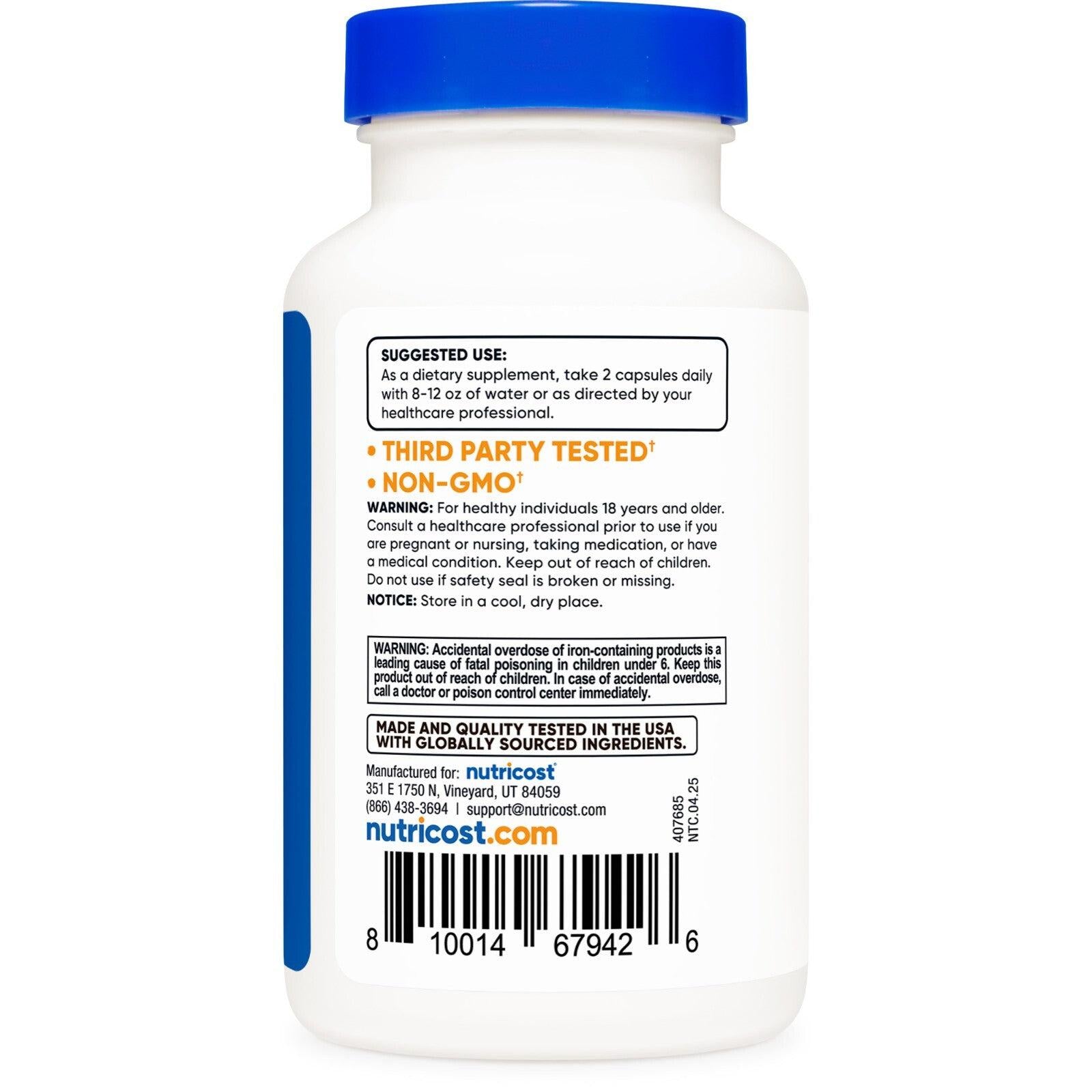 Nutricost Multivitamínico Completo con Probióticos y Minerales | 120 Cápsulas Vegetarianas