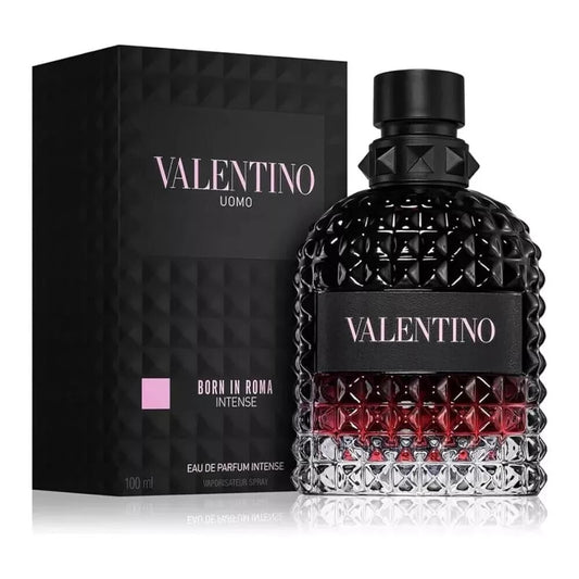 VALENTINO UOMO BORN in ROMA INTENSE EAU DE PARFUM SPRAY 3.4 Oz / 100 Ml for MEN.