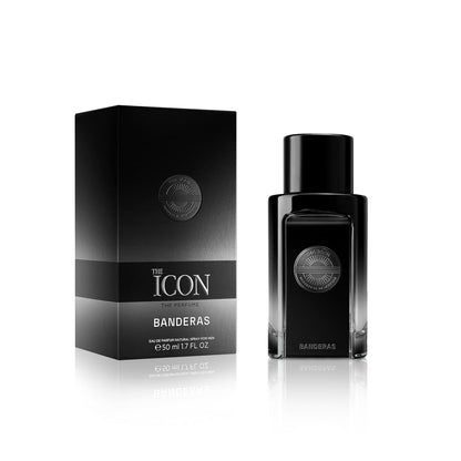 Antonio Banderas The Icon Eau de Parfum Hombre 1.7 Oz | Perfume Masculino Elegante, Amaderado y Duradero