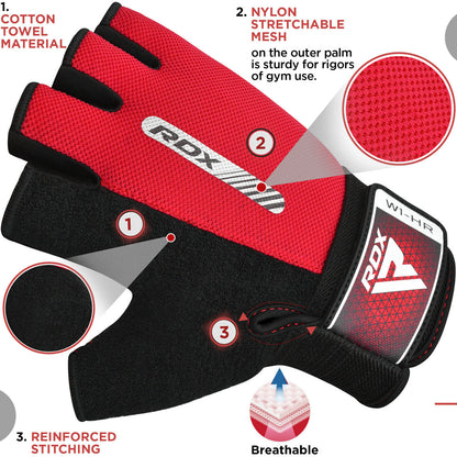 RDXGuantes de Levantamiento de Pesas RDX - Weight Lifting