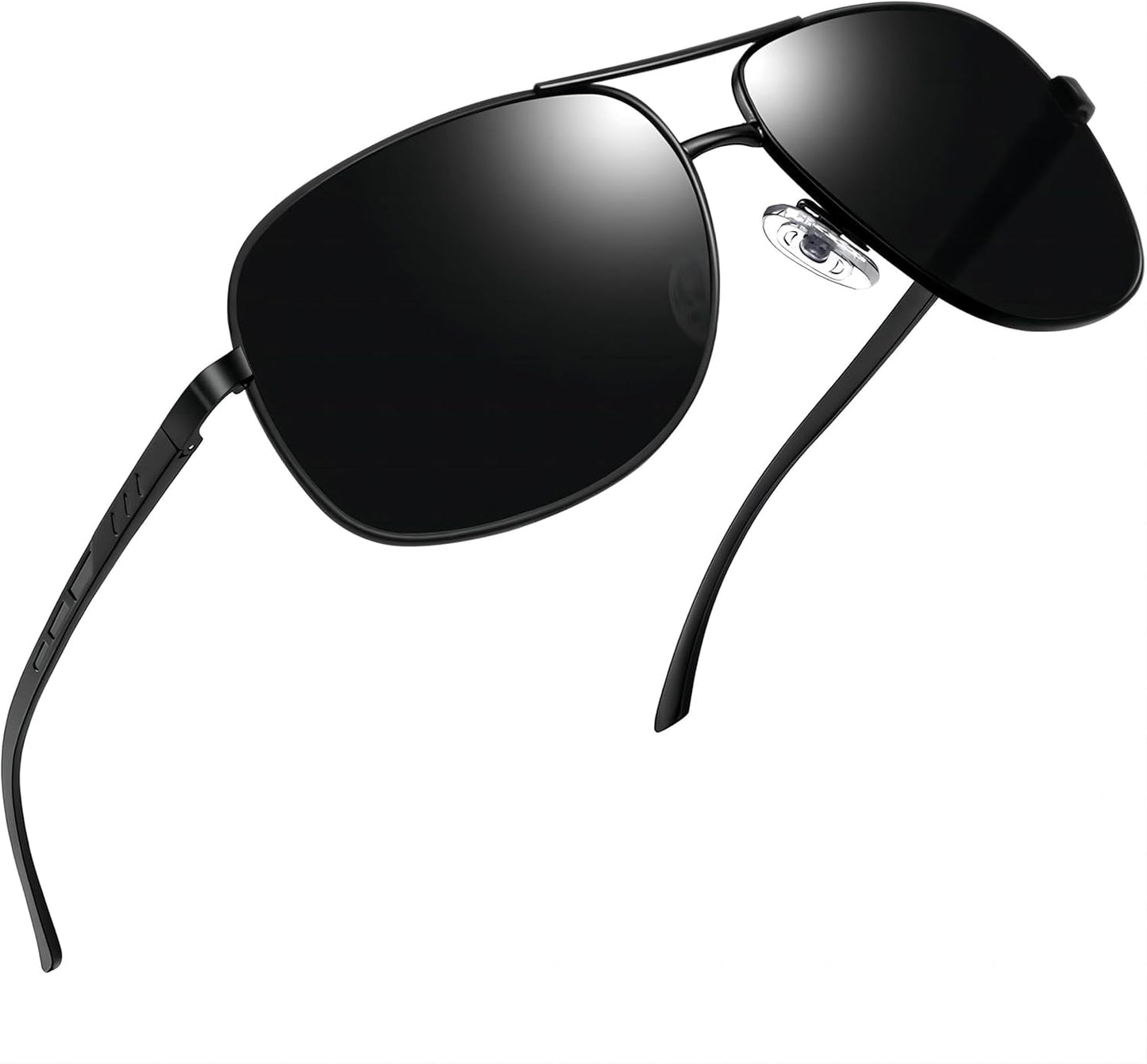 Joopin Lentes de Sol Aviador Metálicos Polarizados – Estilo Clásico Militar UV400