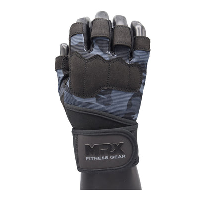 Guantes de Gimnasio MRX con soporte de muñeca para Hombre - Weight Lifting Gym  