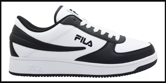 Zapatillas Fila A-Low para Hombre, Blancas con Negro, Originales Modelo 1CM00551-120