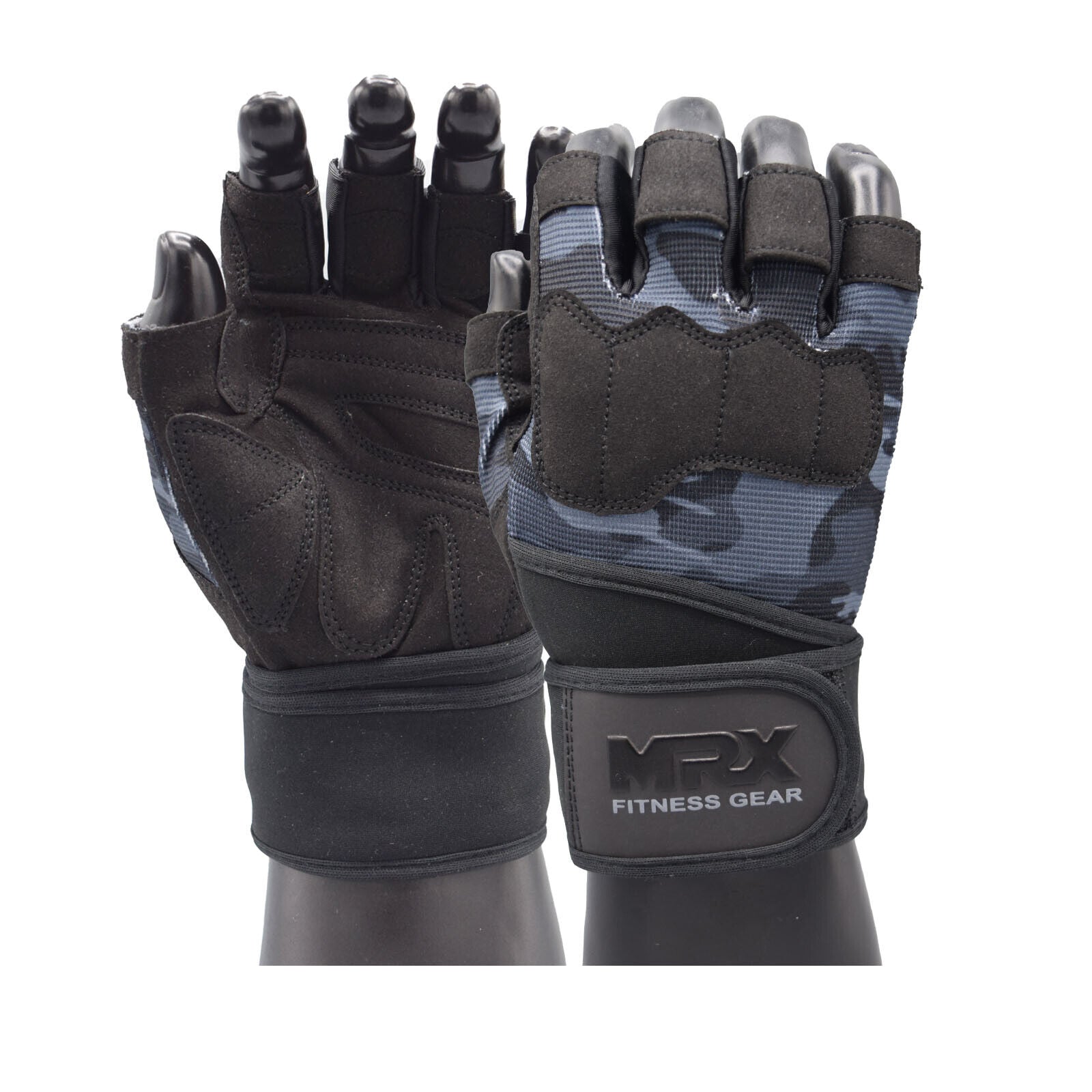 Guantes de Gimnasio MRX con soporte de muñeca para Hombre - Weight Lifting Gym  