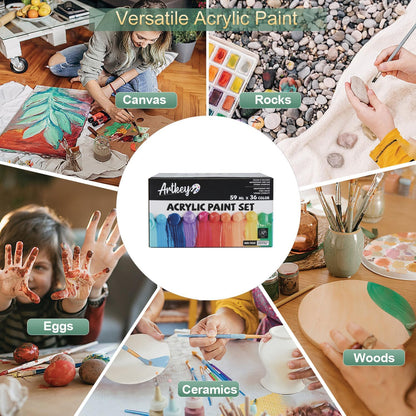 Set de 36 Pinturas ccrilicas colores variados