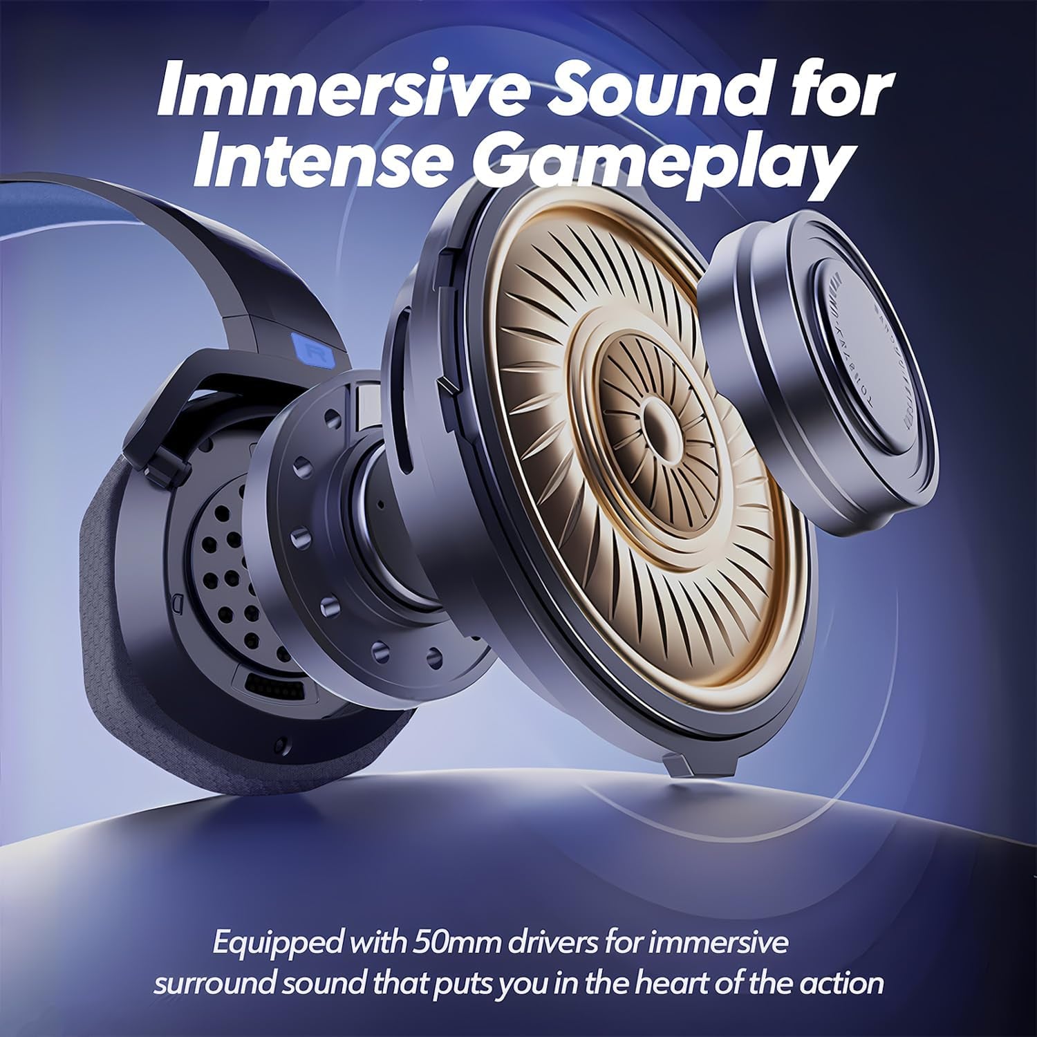 NUBWO G06 – Auriculares Gamer Inalámbricos Dual con Micrófono, Batería de Larga Duración y Sonido Preciso