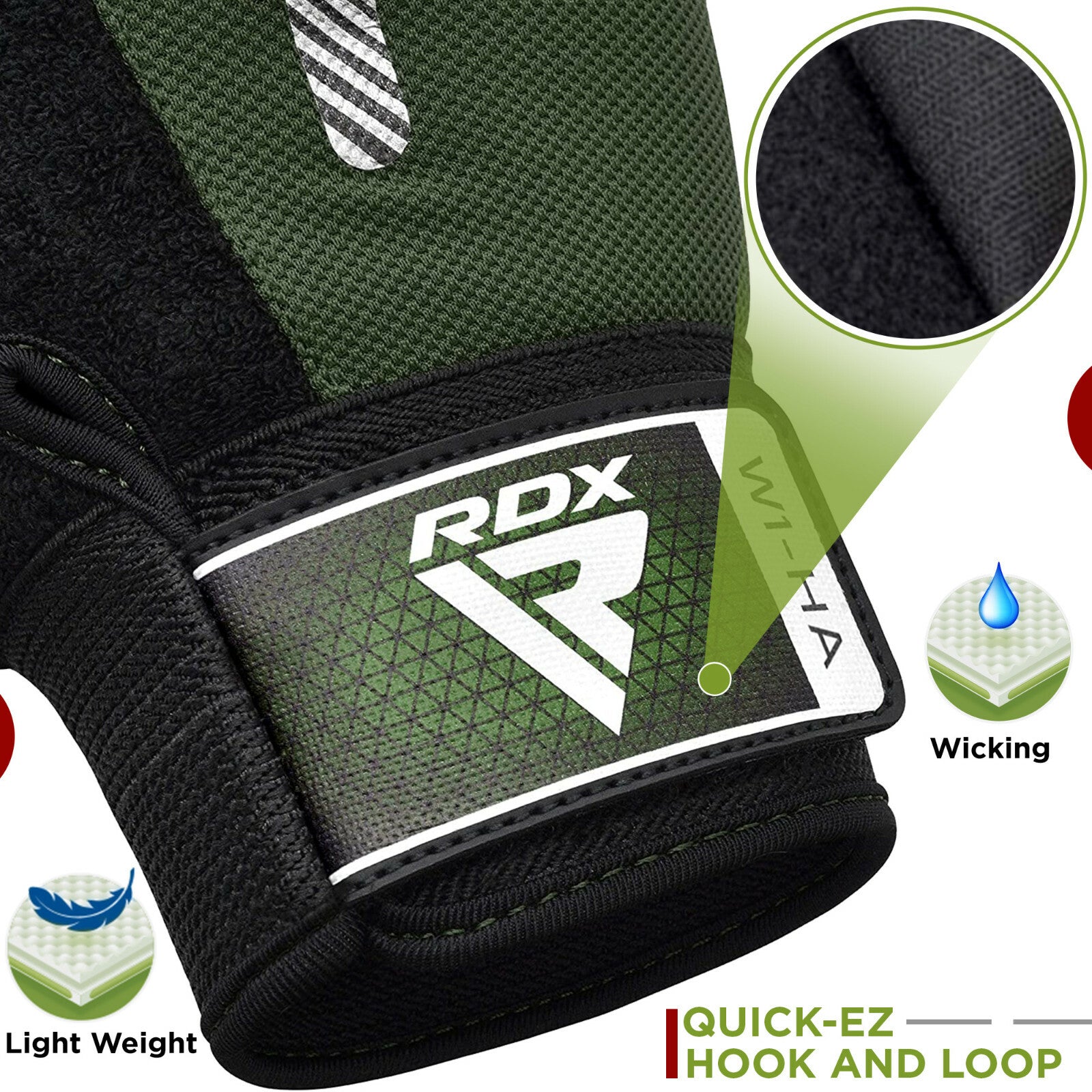 RDXGuantes de Levantamiento de Pesas RDX - Weight Lifting