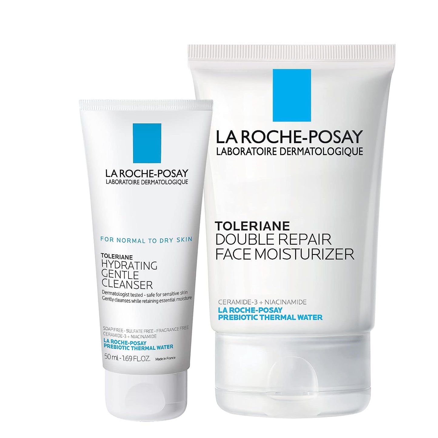 La Roche-Posay Toleriane Double Repair | Crema Facial Hidratante con Ceramida-3 & Niacinamida | Confort Inmediato & Hidratación Prolongada | Apta para Todo Tipo de Piel | Sin Fragancia