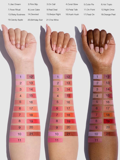 Rubor líquido para mejillas | Acabado brillante | Color: Lilac Dream