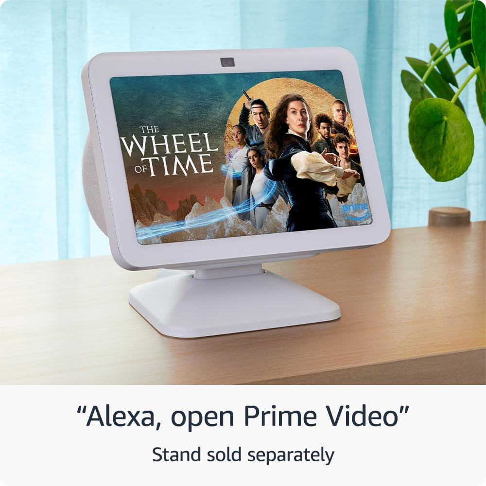 Echo Show 8 (Newest Model), with Spatial Audio, Smart Home Hub, and Alexa, Charcoal