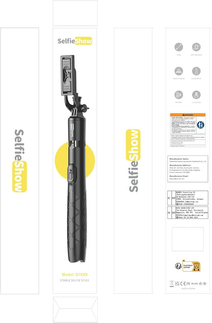 Trípode + Selfie Stick 2-en-1 de 71" con Control Remoto | Rotación 360° | Compatible iPhone/Android y Cámaras (Rosca 1/4")