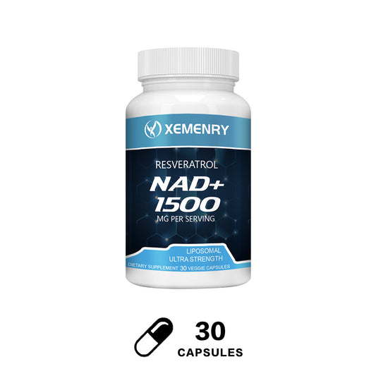 NAD+ 1500mg con Resveratrol Xemenry| Suplemento Antioxidante 