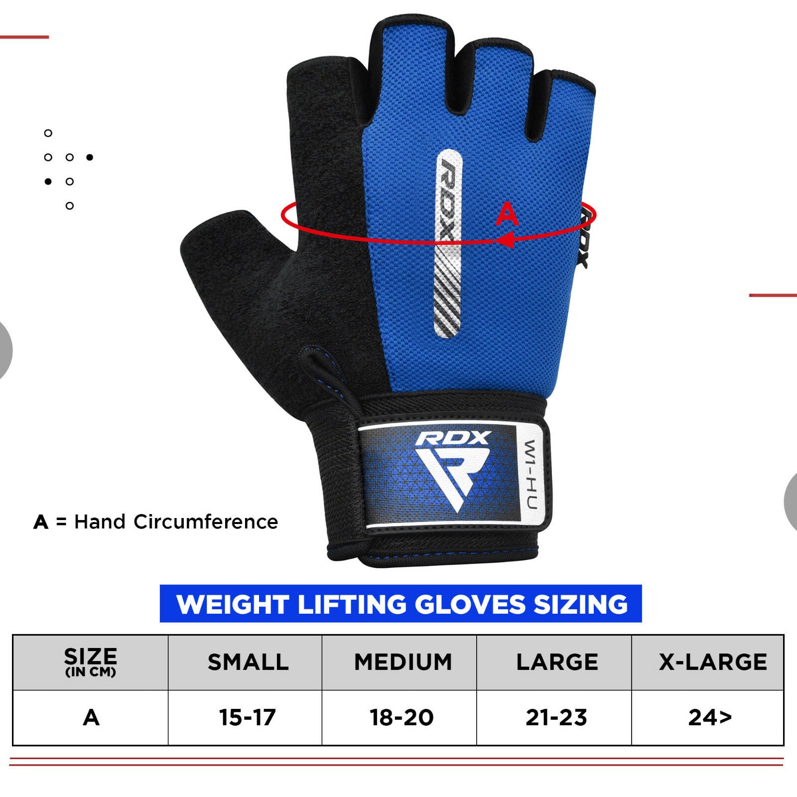 RDXGuantes de Levantamiento de Pesas RDX - Weight Lifting
