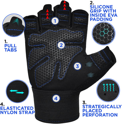 RDXGuantes de Levantamiento de Pesas RDX - Weight Lifting