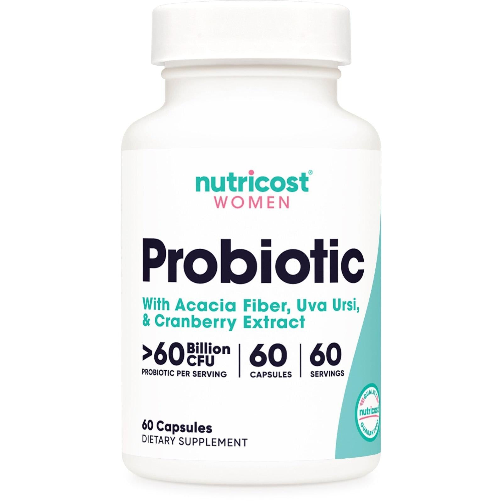 Nutricost Probiotic Complex para Mujeres | 60 Mil Millones de UFC – 60 Cápsulas