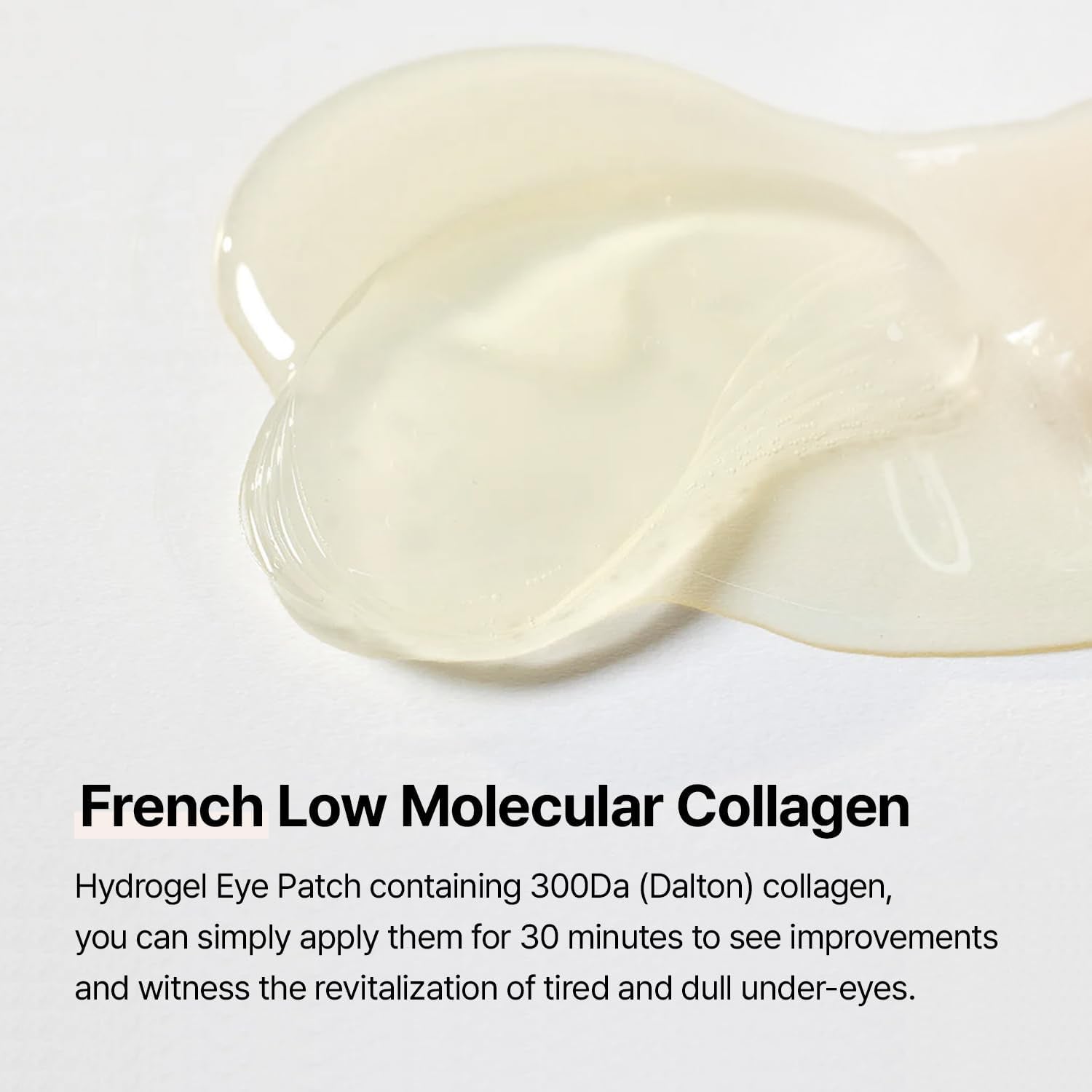 Collagen Hydrogel Eye Patch 84 G / 2.96 Oz. (30 Pairs) under Patch Hydrating Radiance Easy Patch Fore Korean Glass Skin Care