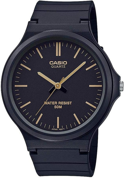 MW240 Series | Men’S Quartz Watch | 50M WR | Large Resin Case | Resin Glass | Resin Band | Large Arabic Numerals | Analog Watch | Easy to Read Display | 3 Year Battery