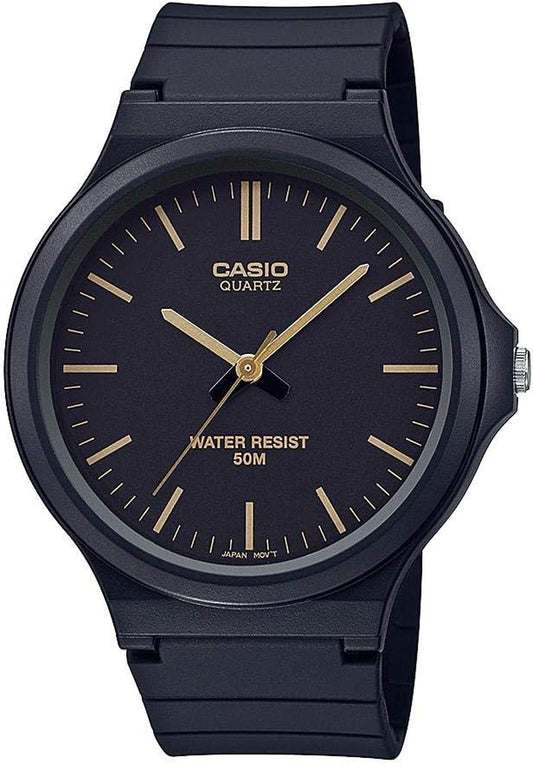MW240 Series | Men’S Quartz Watch | 50M WR | Large Resin Case | Resin Glass | Resin Band | Large Arabic Numerals | Analog Watch | Easy to Read Display | 3 Year Battery