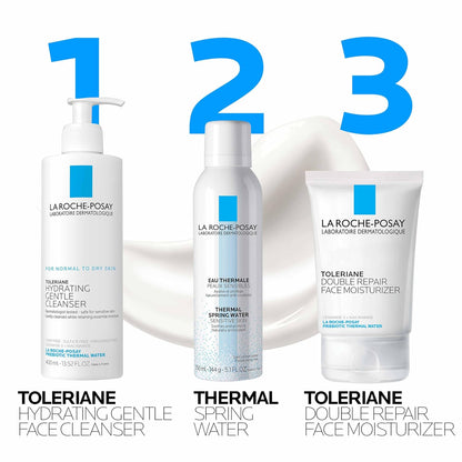La Roche-Posay Toleriane Double Repair | Crema Hidratante Facial con Ceramida-3 & Niacinamida | Confort Inmediato & Hidratación Prolongada | Todo Tipo de Piel | Sin Fragancia