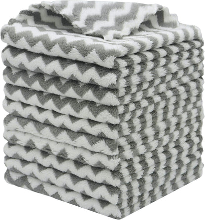 Trapos de limpieza de microfibra sin pelusas | Paquete de 10 trapos de secado rápido para limpieza | Súper absorbentes | Tamaño 30 x 30 cm | Color: Gris