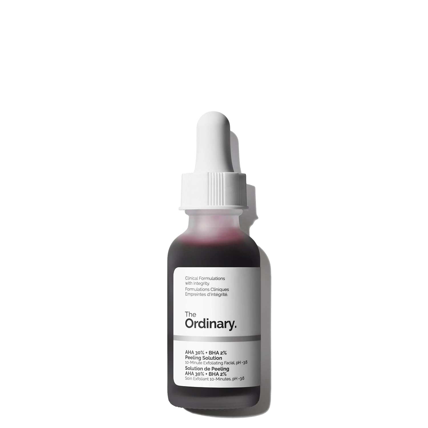 The Ordinary AHA 30% + BHA 2% Peeling Solution | Exfoliante Avanzado con Ácidos – Piel Más Luminosa y Suave – 30 ml