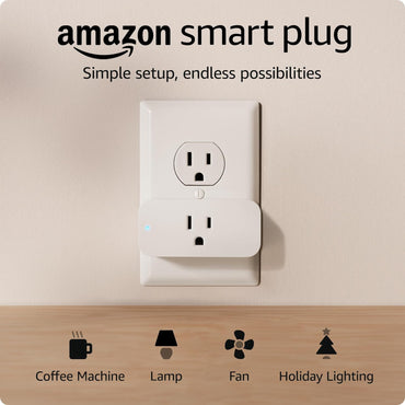 Enchufe inteligente | Compatible con Alexa | Configuración sencilla, infinitas posibilidades