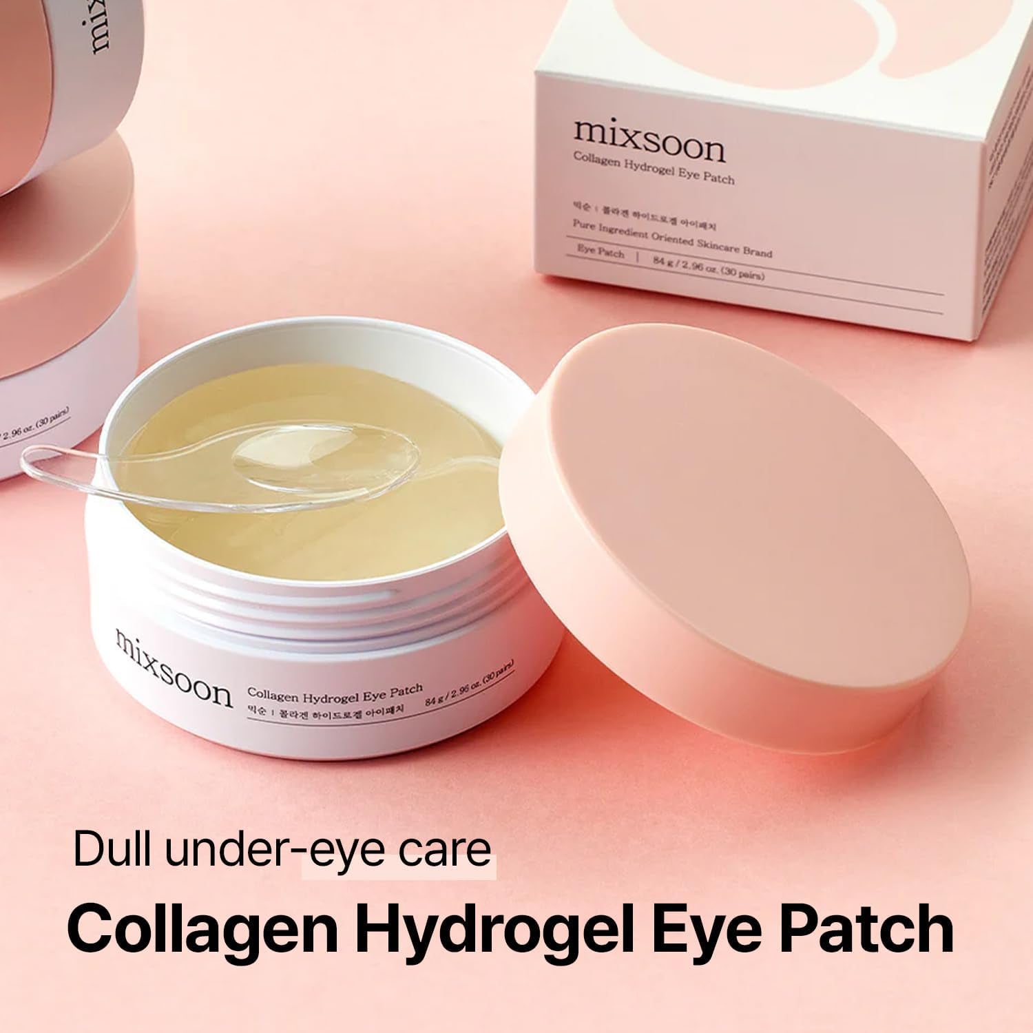 Collagen Hydrogel Eye Patch 84 G / 2.96 Oz. (30 Pairs) under Patch Hydrating Radiance Easy Patch Fore Korean Glass Skin Care