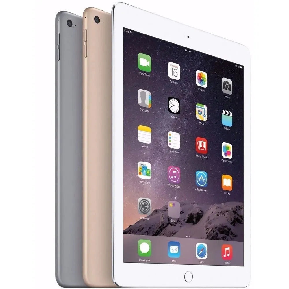iPad Air 2ª generación | 128 GB | WiFi | Color: Gris espacial | Restaurado