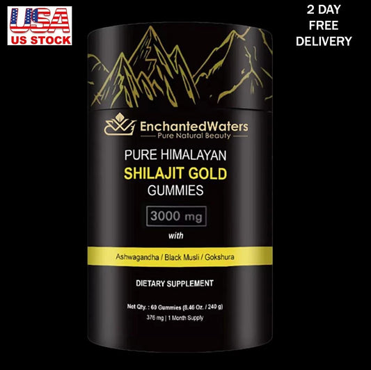 Gomitas de Shilajit del Himalaya GOLD – 3000 mg
