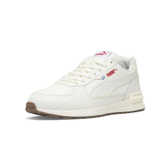 PUMA Graviton Pro L – Zapatillas Hombre Casual Off White con Cuero Premium y SoftFoam
